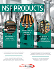 NSf product flyer
