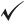 checkmark